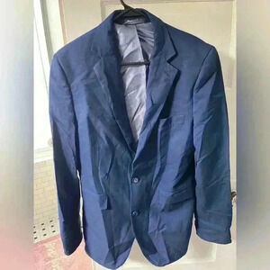 Beverly Hills polo club navy blue suit jacket mens medium